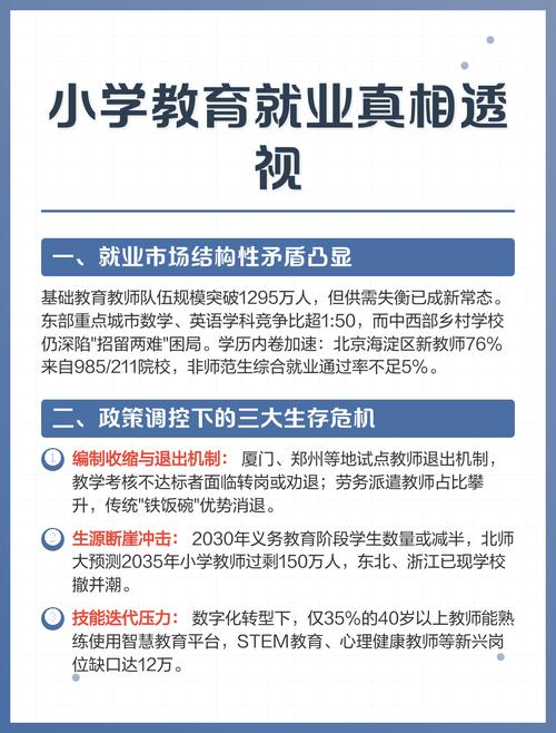 小学教育就业真相透视